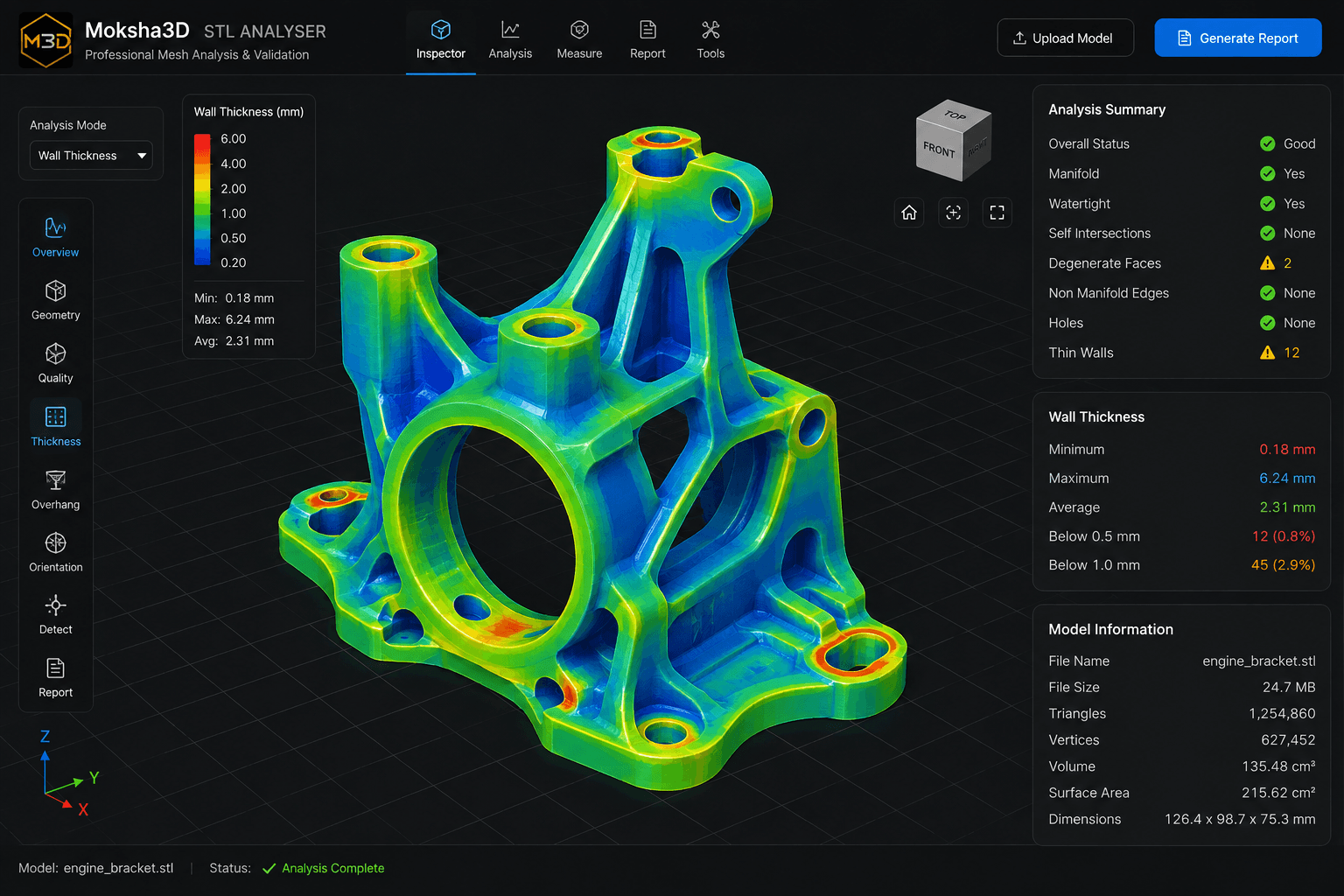STL engineering analysis preview